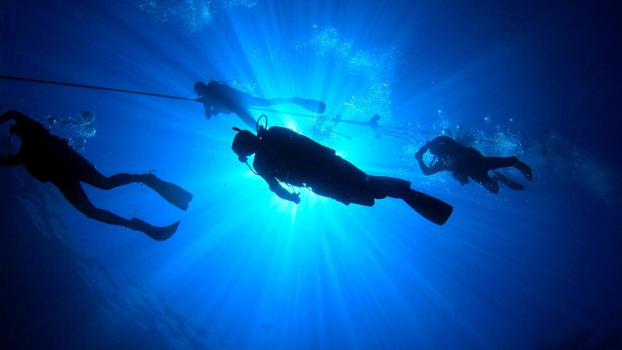 Gili Meno Wall's colourful reef.